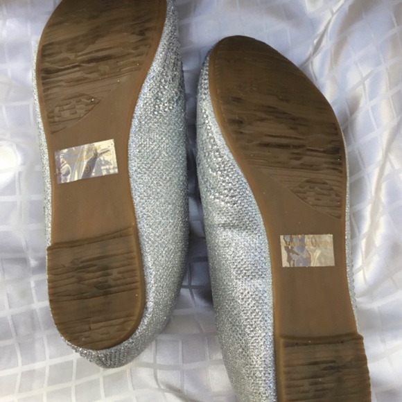 Enimay Womens Classic Slip On Rhinestone Stud Glitter Ballerina Ballet - Picture 9 of 9